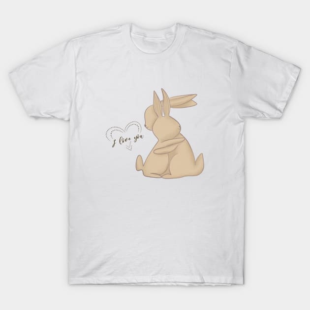 Bunny T-Shirt by BahArt